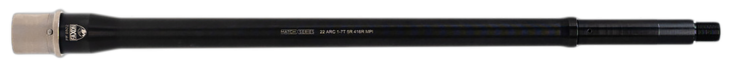 Faxon Firearms 15B22A7R16NGQ5RNP3 Gunner 22 ARC 16" Salt Bath Nitride 416-R Stainless Barrel