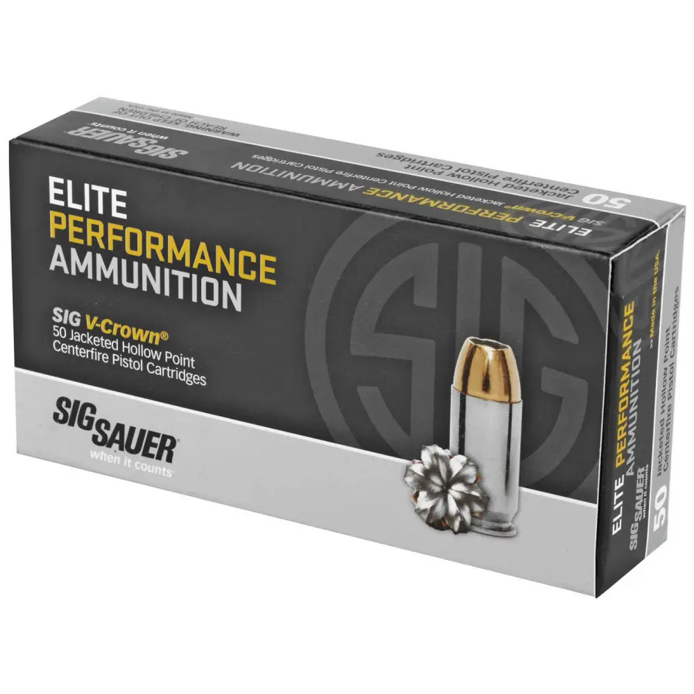 SIG SAUER V-CROWN 40S&W 165GR JHP 50RD BX