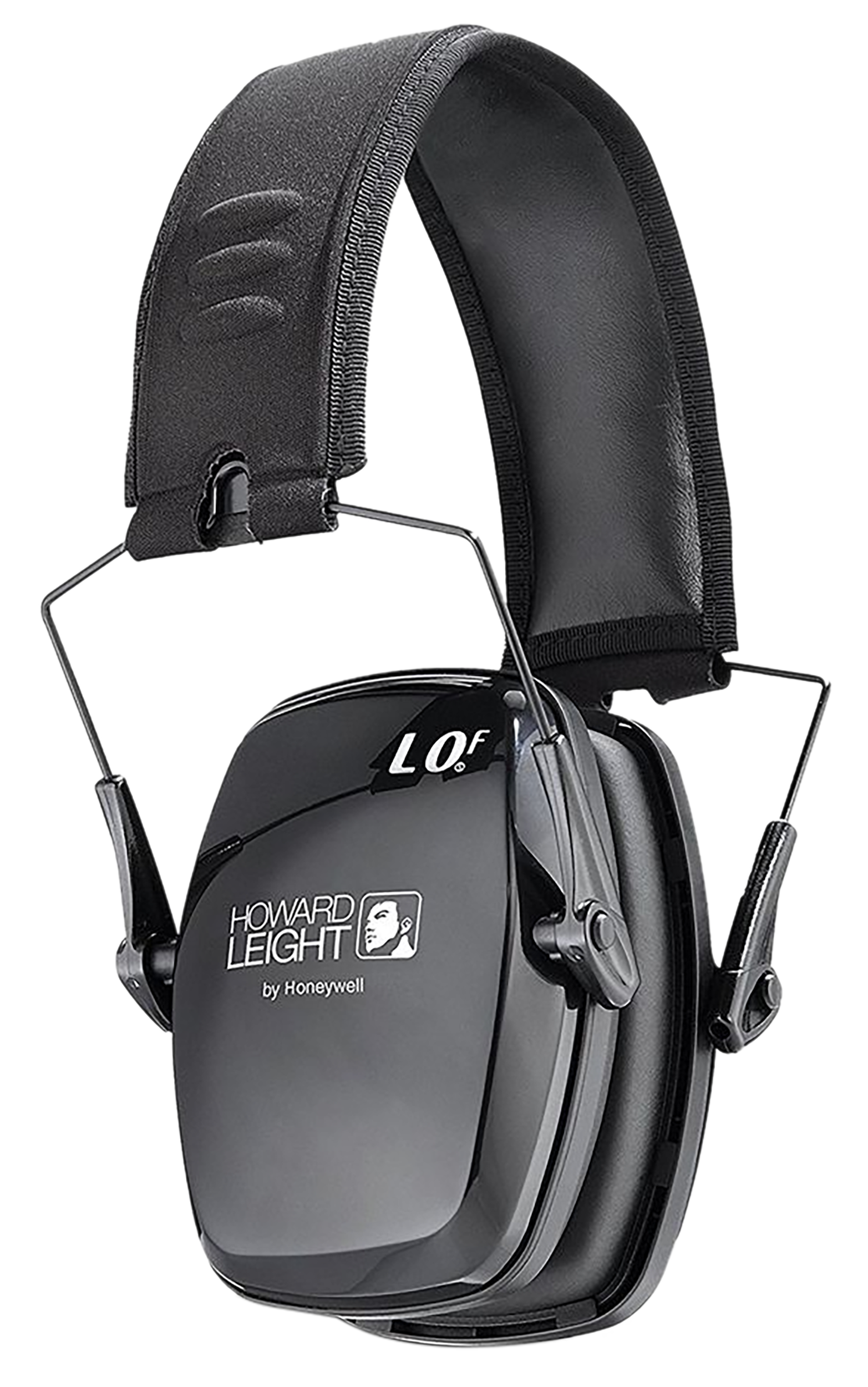 Howard Leight R01523 Leightning Ultra-Slim Passive Muff 23 dB Over the Head Black Adult