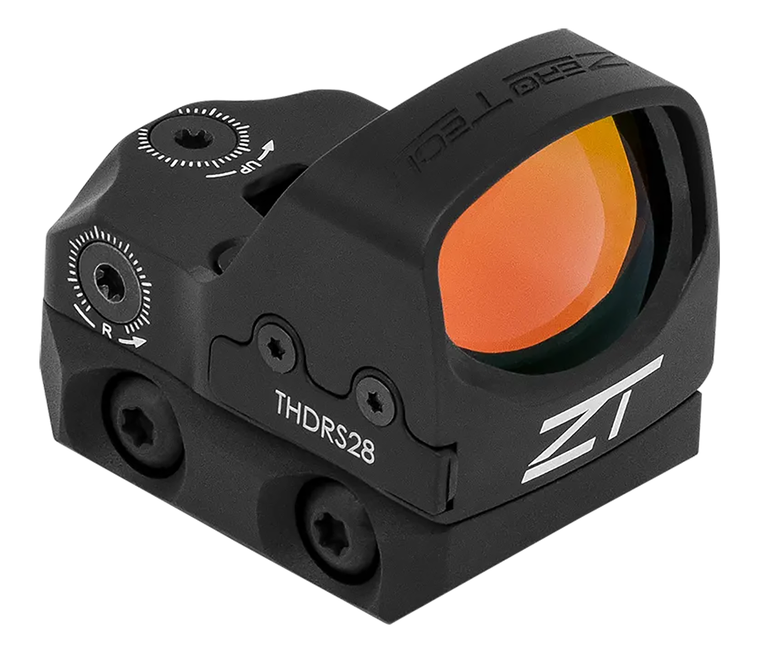 Zero Tech Optics THDRS28L Thrive HD w/Low Mount Black 1x28mmx20mm, 3 MOA Red Dot Reticle Picatinny Rail/RMR Footprint Mount