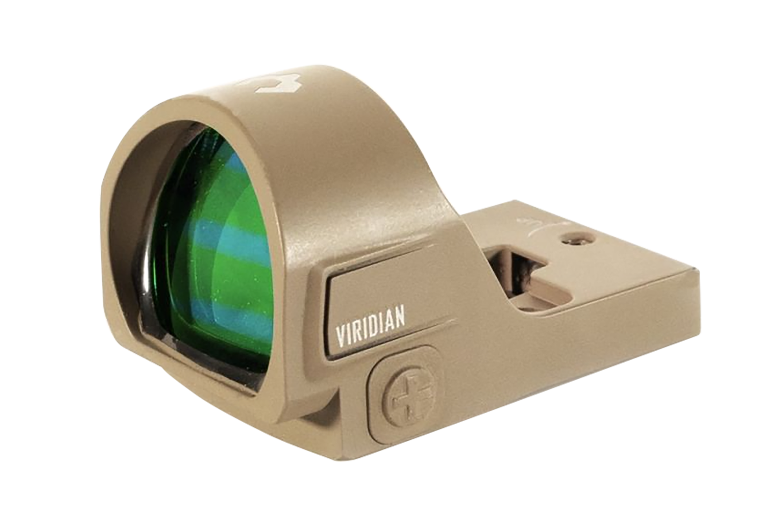 Viridian 9810145 RFX35  Flat Dark Earth 1 x 22 mm x 26 mm 3 MOA Green Dot