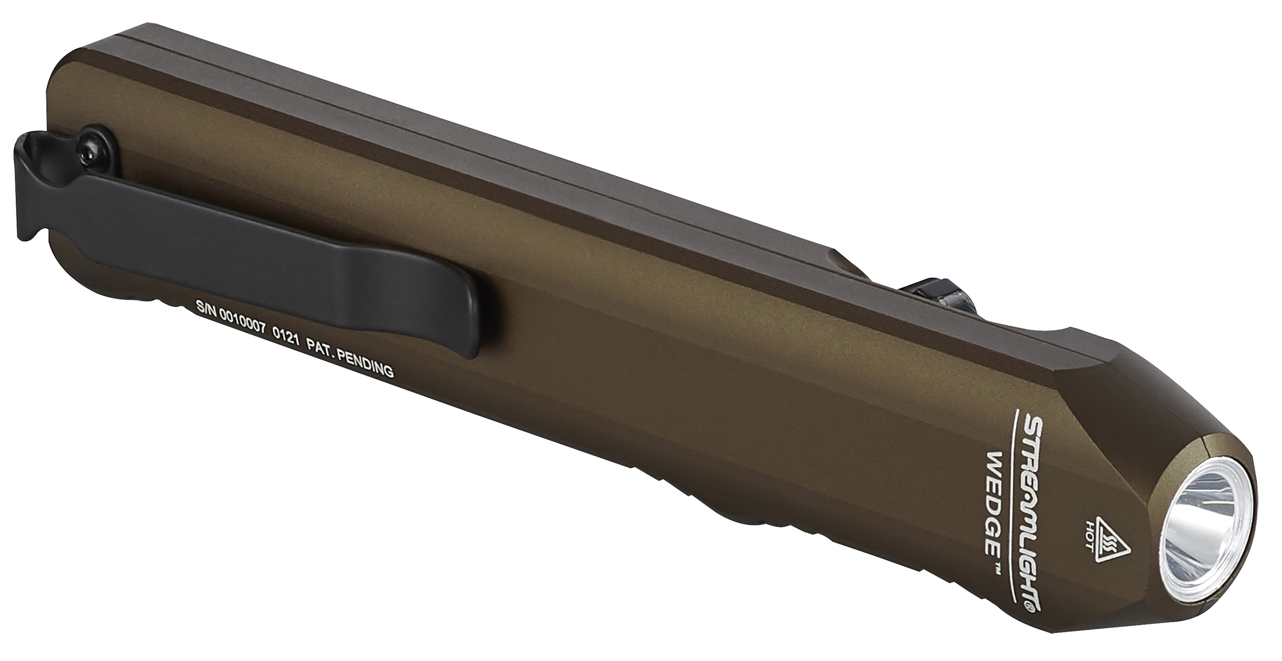 Streamlight 88811 Wedge Coyote Tan Aluminum, White Light LED 300/1,000 Lumens, 110 Meters Beam Distance