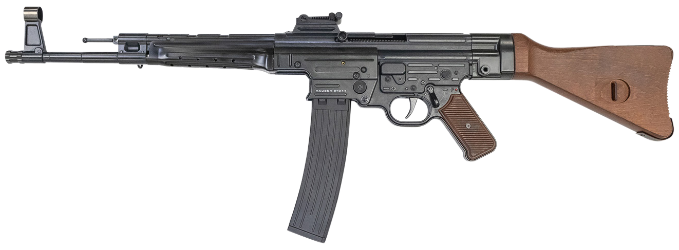 Mauser Rimfire 444.00.20 STG-44 *CA Compliant Full Size 22 LR 10+1 16.50" Black Barrel & Receiver,  Natural Wood Fixed Stock