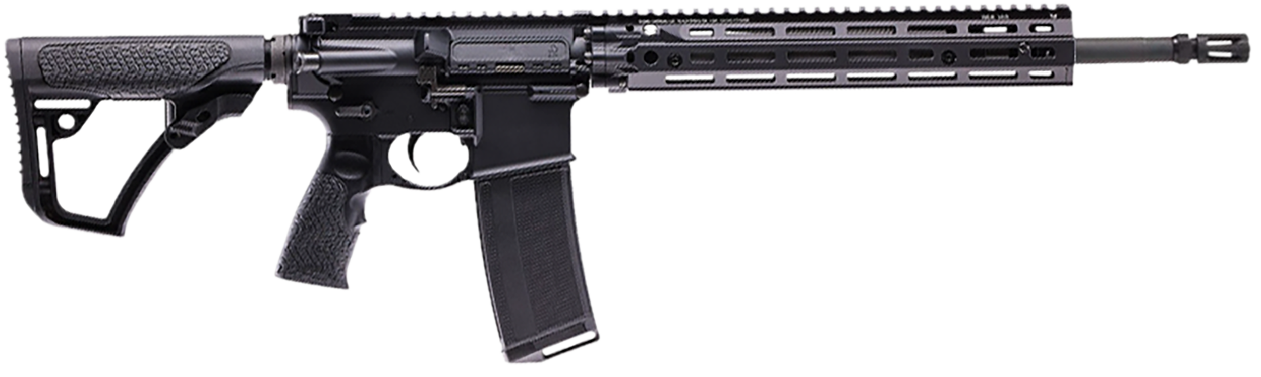 Daniel Defense 0219110750047 DD4 RIII 5.56x45mm NATO 16" 30+1, Black, OEM Stock & Grip, 12.50" M-Lok Handgaurd, Ambi Controls