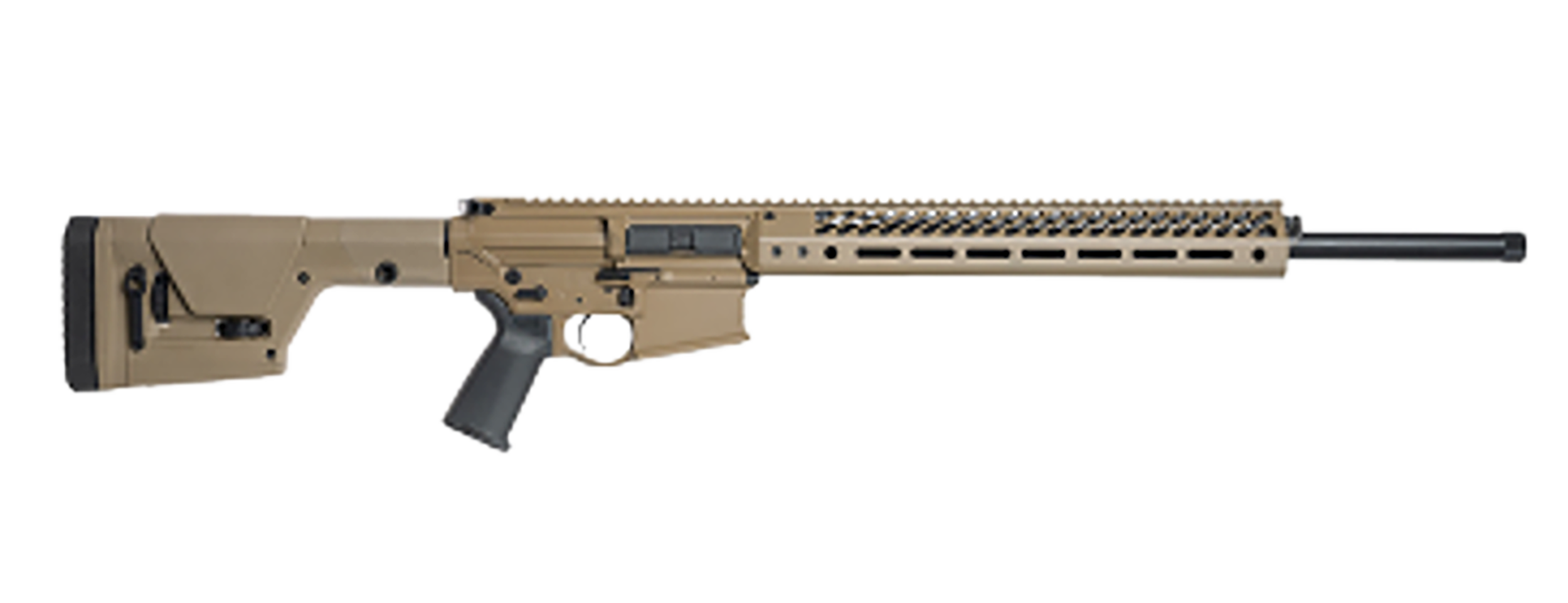 Seekins Precision 0011300101-F SP10M  308 Win 16" Picatinny Rail M-LOK Handguard Flat Dark Earth Synthetic Stock