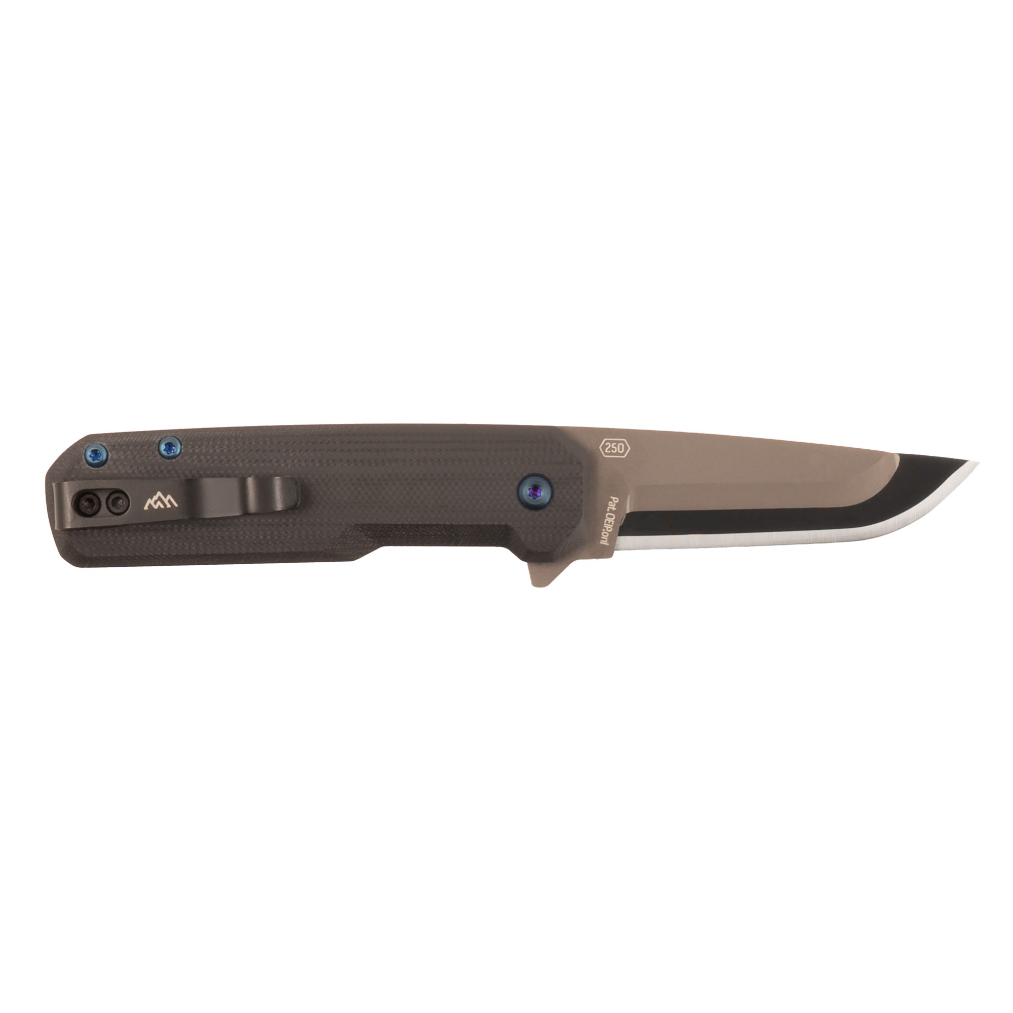 OD EDGE RAZOR VX8 2.5" BLACK G10 BLU
