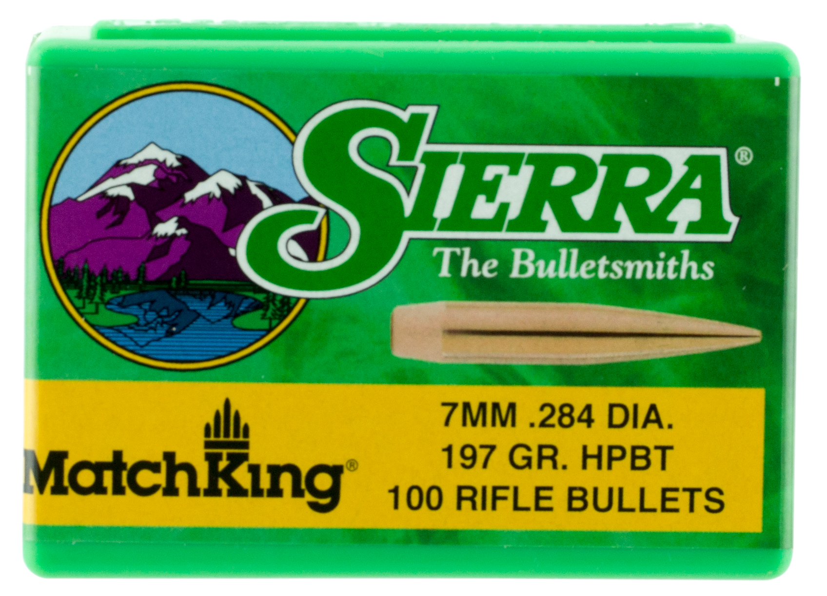 Sierra 1997 MatchKing  7mm 197gr Hollow Point Boat Tail 100/Box