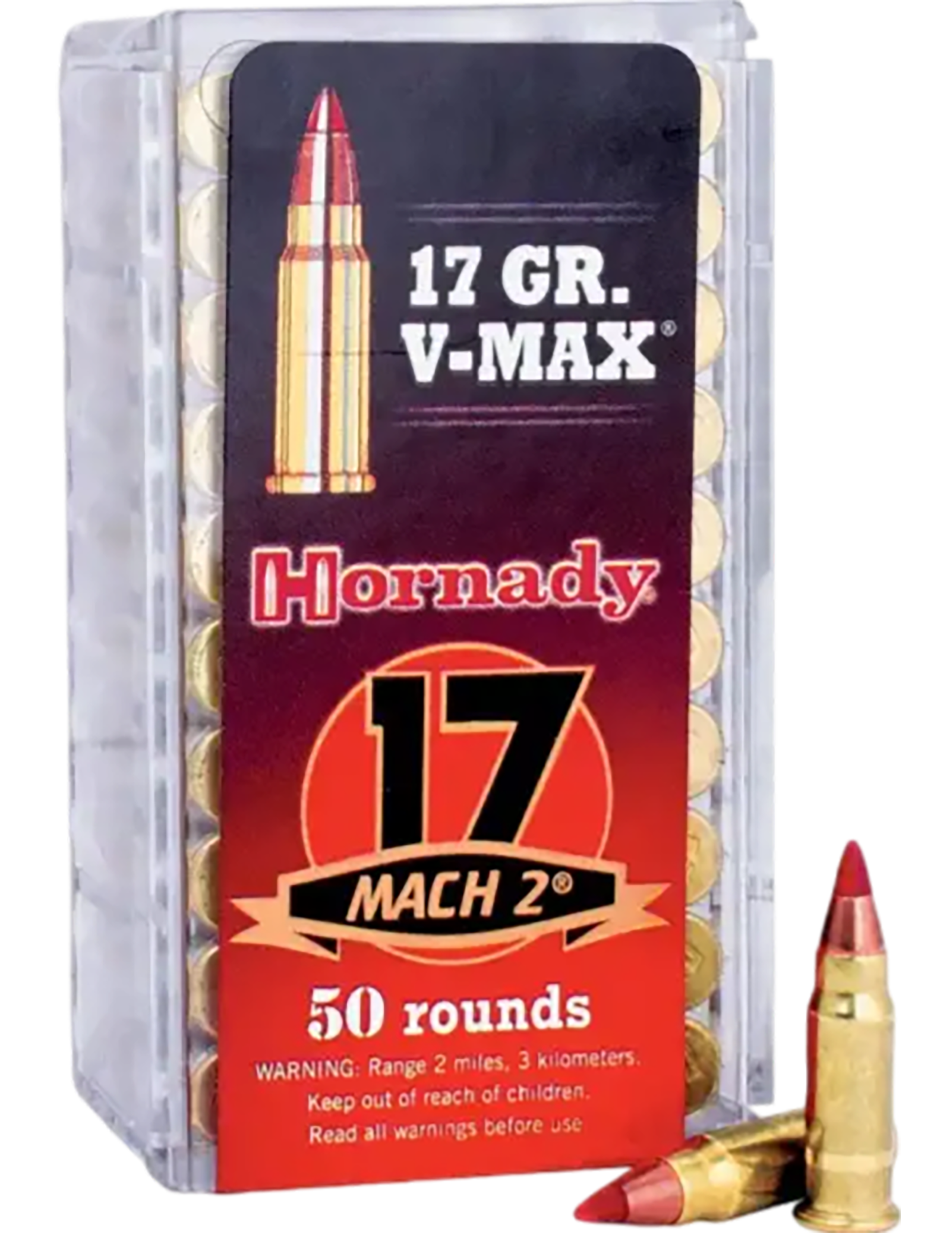 Hornady 83177 Varmint Express  17 HM2 17 gr Hornady V Max 50 Per Box/ 100 Case