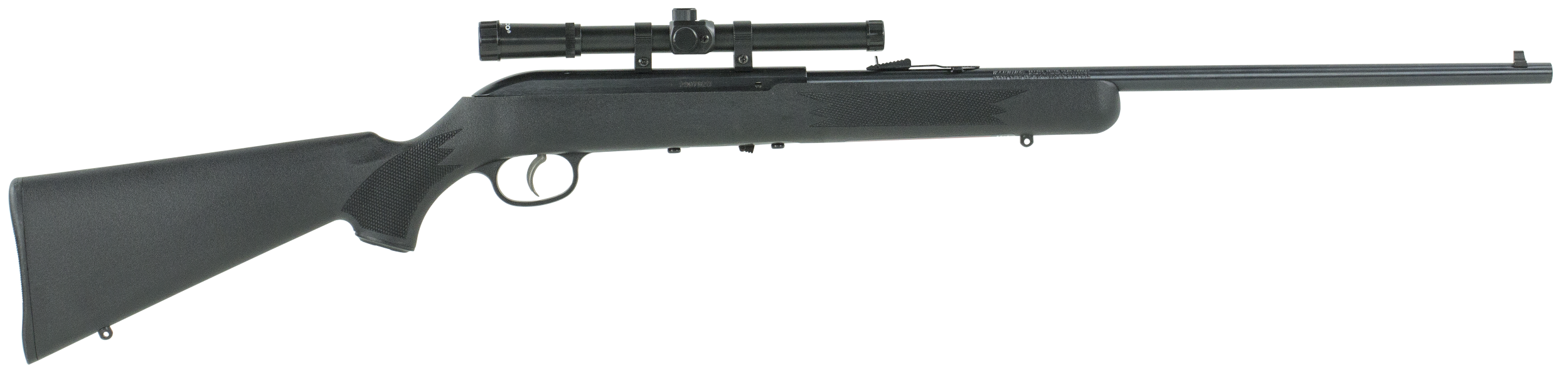 Savage Arms 40061 64 FLXP Full Size 22 LR 10+1 21" Matte Black Sporter Barrel, Matte Black Grooved Carbon Steel Receiver, Matte Black Fixed Synthetic Stock, 4x15mm Scope, Left Hand