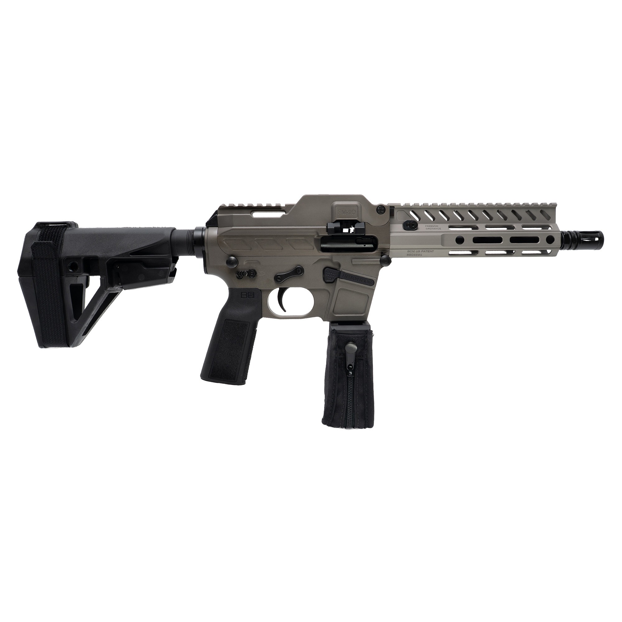 FRD ORD FM-9D M-LOK 9MM 8" 150RD FDE