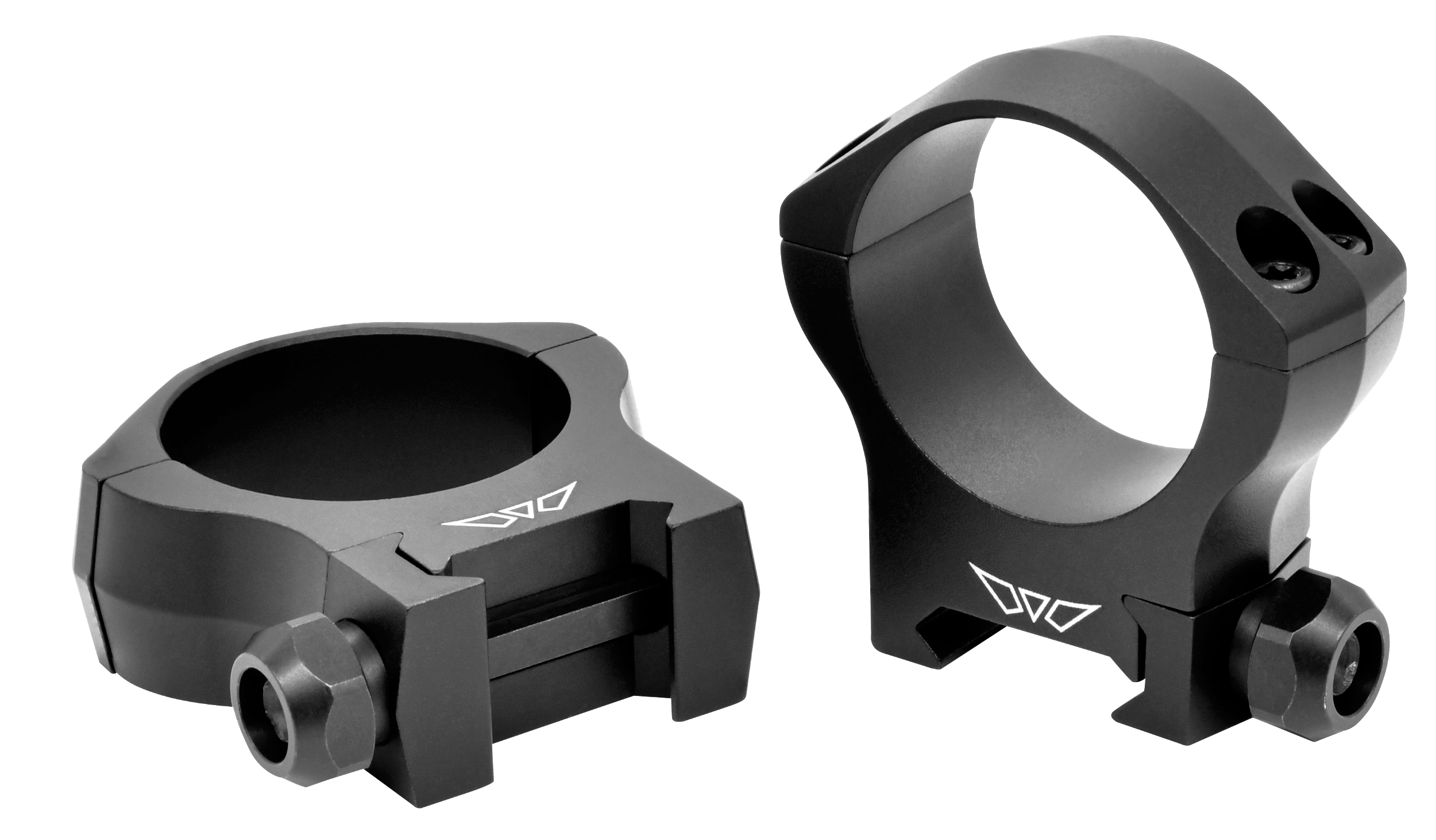 Warne 7221M Scope Rings Mountain Tech Matte Black 34mm Medium 0 MOA