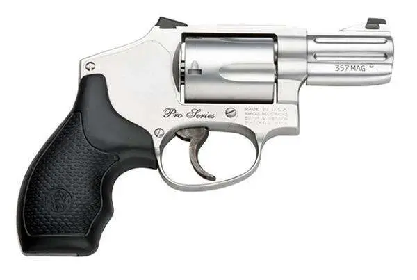 dSMITH & WESSON PC MODEL 640 W/ MOON CLIP, SATIN STS, 357MAG 5RD 2.125" DAO