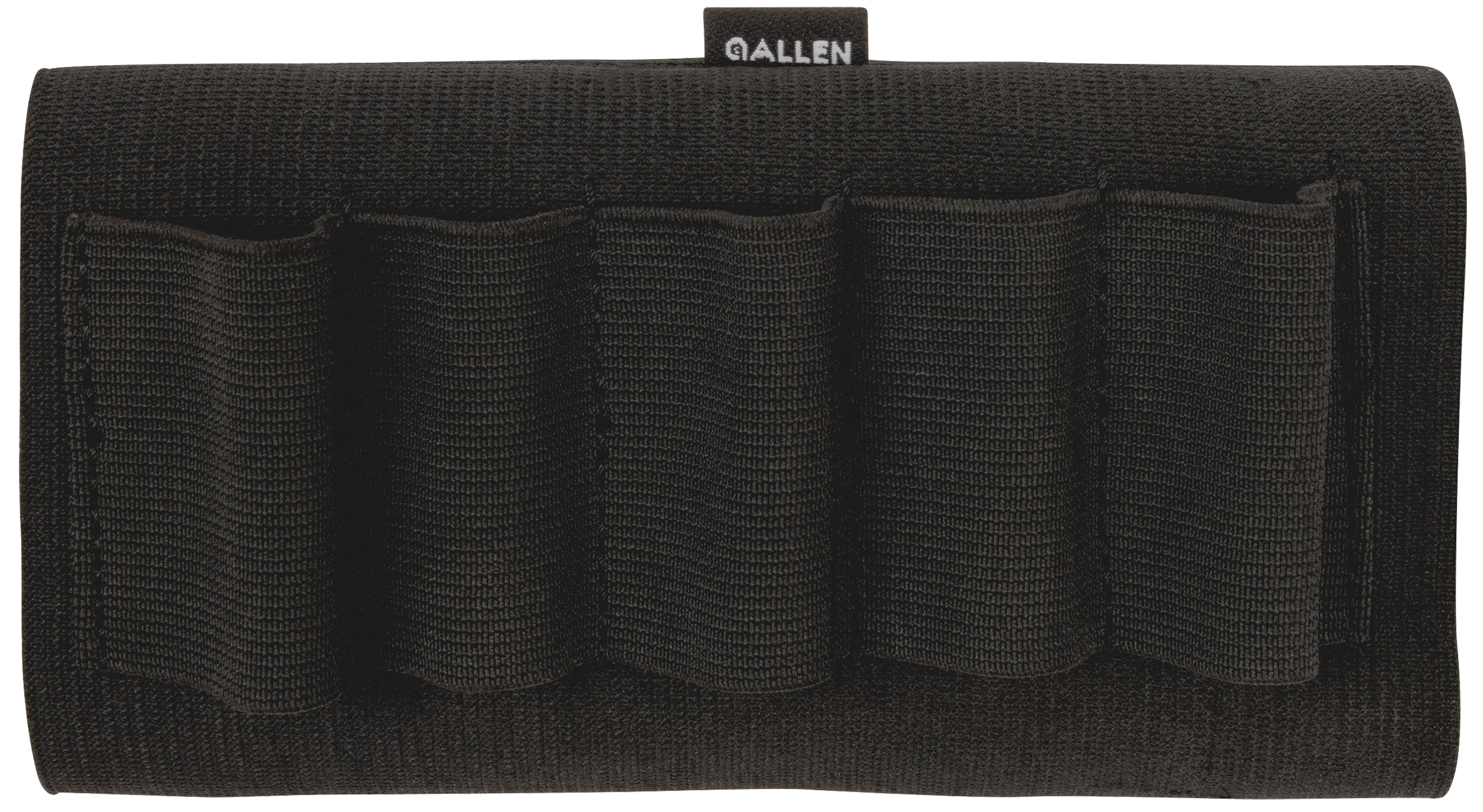 Allen 205 Shotgun Shell Holder Black Elastic 5rd Shotgun Buttstock Mount