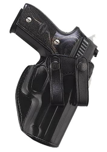 Galco SUM226B Summer Comfort IWB Black Leather Compatible w/ Glock 19X/19 Gen1-5/23 Gen2-5 Belt Loop Mount Right Hand
