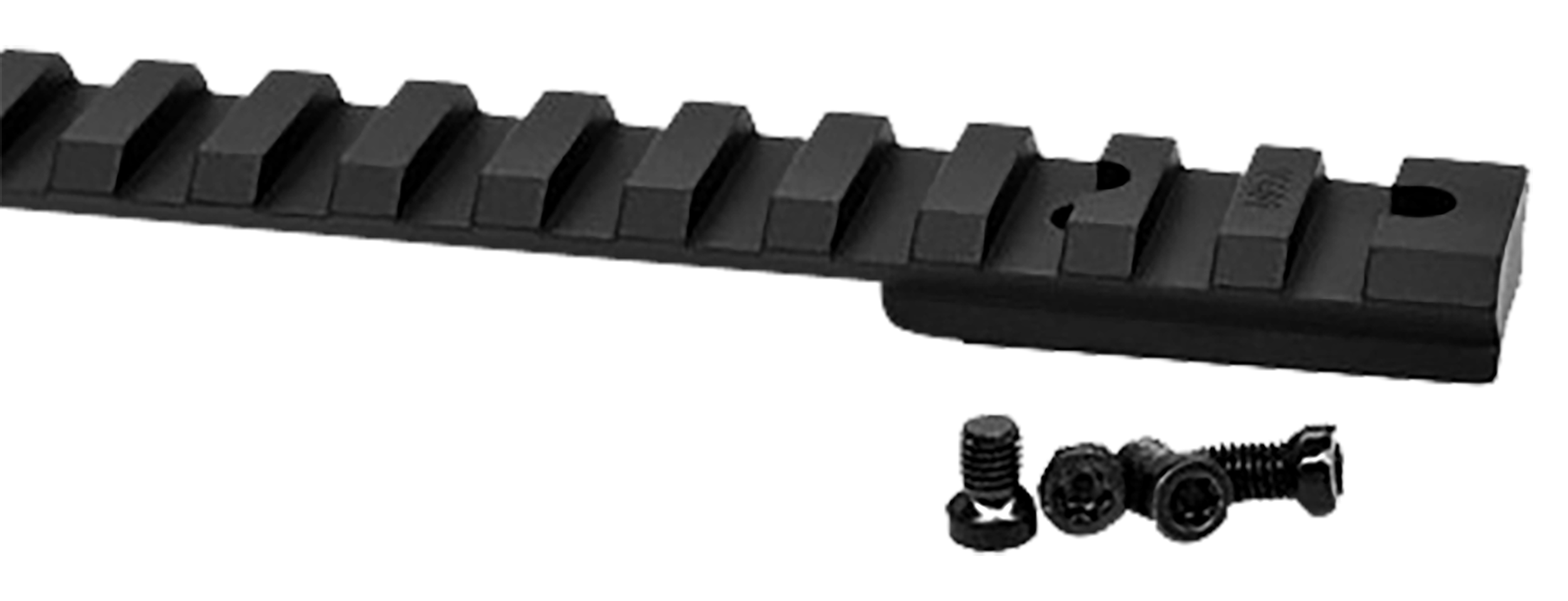 Warne V46420MOA Vapor Picatinny Rail Black Anodized Aluminum Fits Savage 110 Short Action, 20 MOA