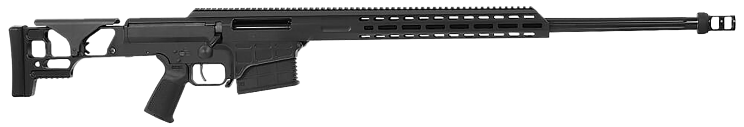 Barrett 18511 MRAD 300 Win Mag 26" 10+1 Black Cerakote Black Fixed Adjustable Comb Stock Black Polymer Grip Right Hand