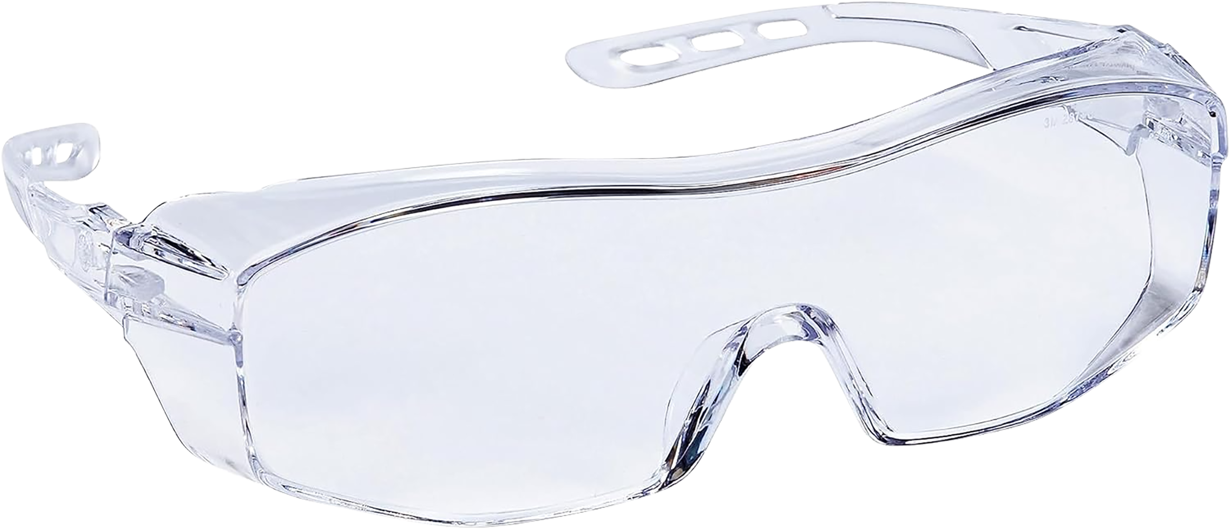 Peltor 47030PEL6 Sport Over the Glass Adult Over the Glass Clear Lens Polycarbonate Clear Frame