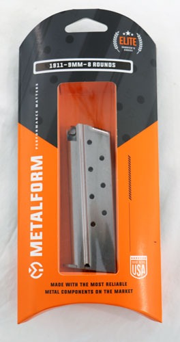 METALFORM MAGAZINE 1911 OFFICERS 9MM 8RD S/S
