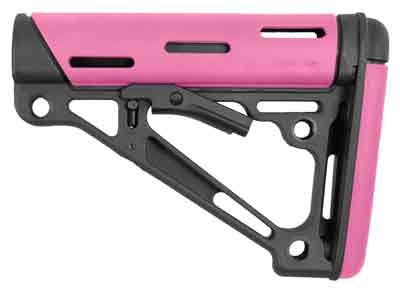 HOGUE AR-15 COLLAPSIBLE STOCK PINK RUBBER MIL-SPEC
