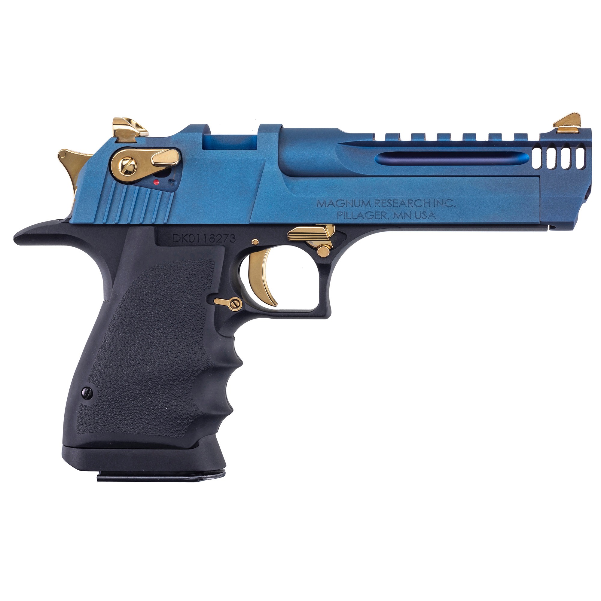 DE L5 357MAG 5" 9RD CARBO BLUE/BLK