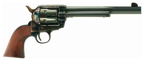 CIMARRON FRONTIER 45LC PW FS 7.5" CC/BLUED WALNUT