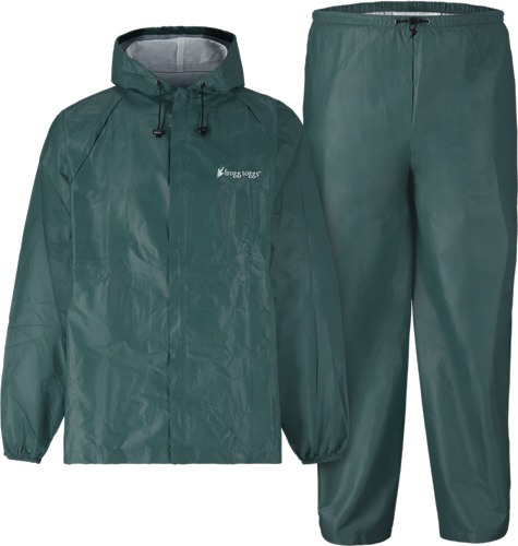 FROGG TOGGS RAIN SUIT MENS ULTRA LITE 2 LARGE GREEN