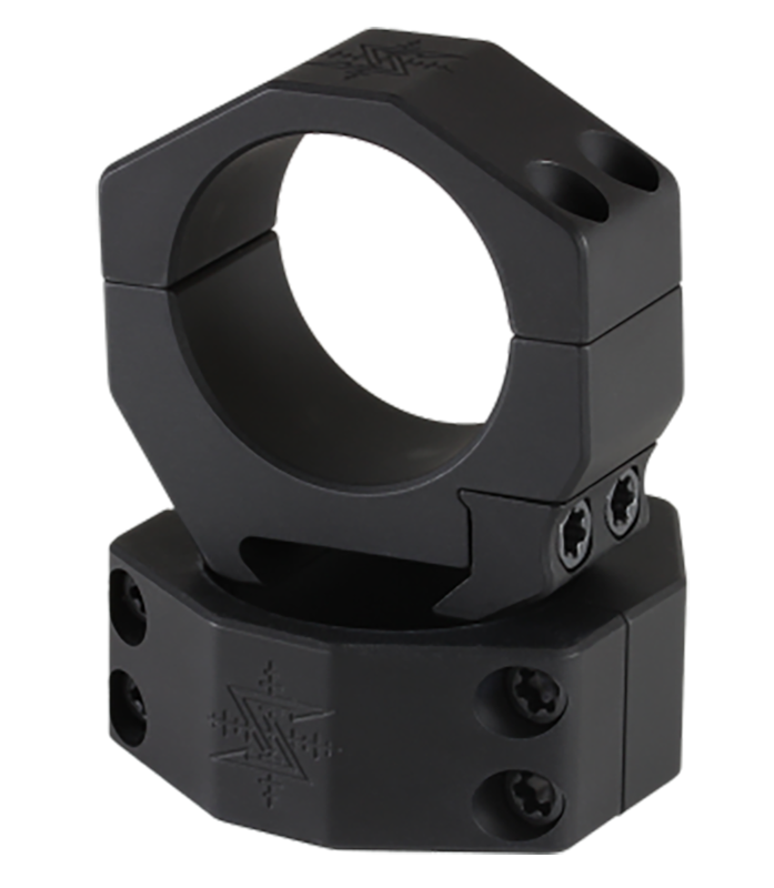 Seekins Precision 0010630012 Scope Rings  Matte Black 34mm AR High