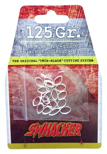 SWHACKER SHRINK BANDS FOR 125GR 2-BLADE 18/PK