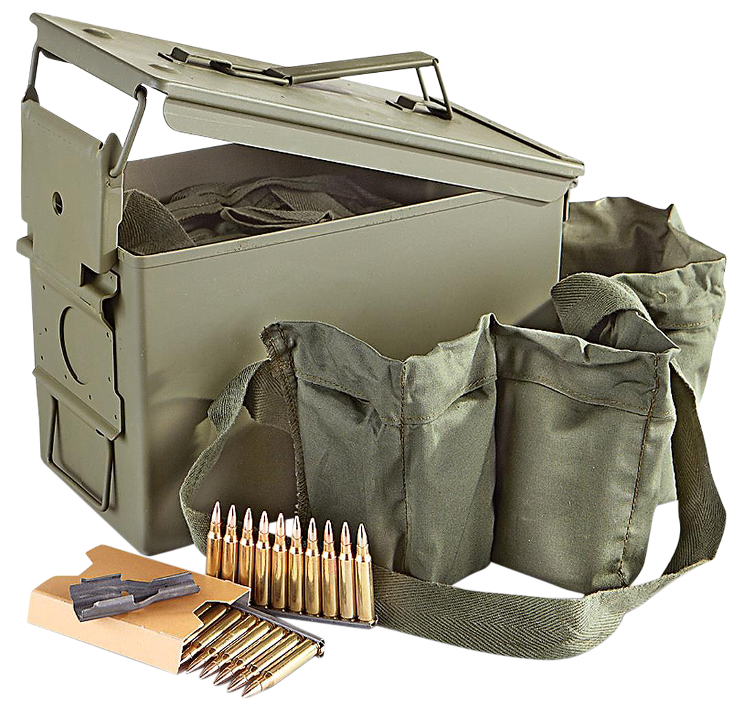 PMC 223AMB Bronze  223Rem 55gr Full Metal Jacket 840 Per Box/2 Case *Includes Ammo Can & Bandoleer