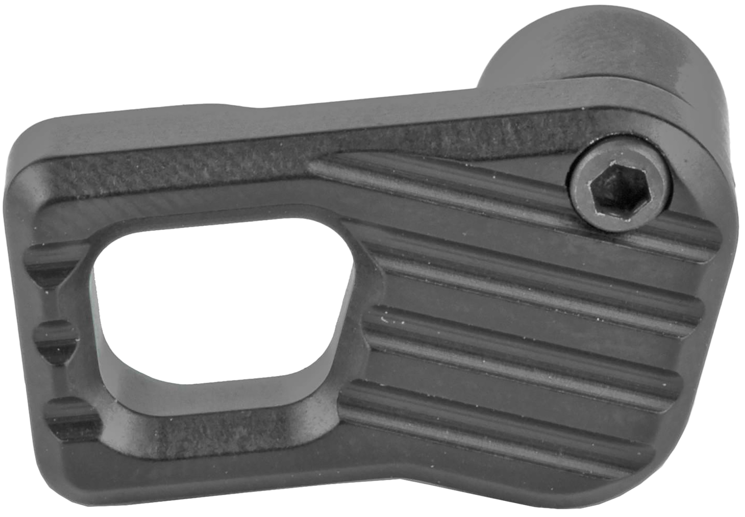 Battle Arms Development BADEMMRLB Enhanced Magazine Release  Large Black Anodized 7075-T6 Aluminum for AR-15, AR-10