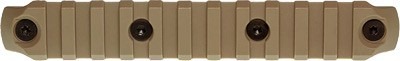 BCM RAIL SECTION--NYLON KEYMOD 5.5" RAIL FDE