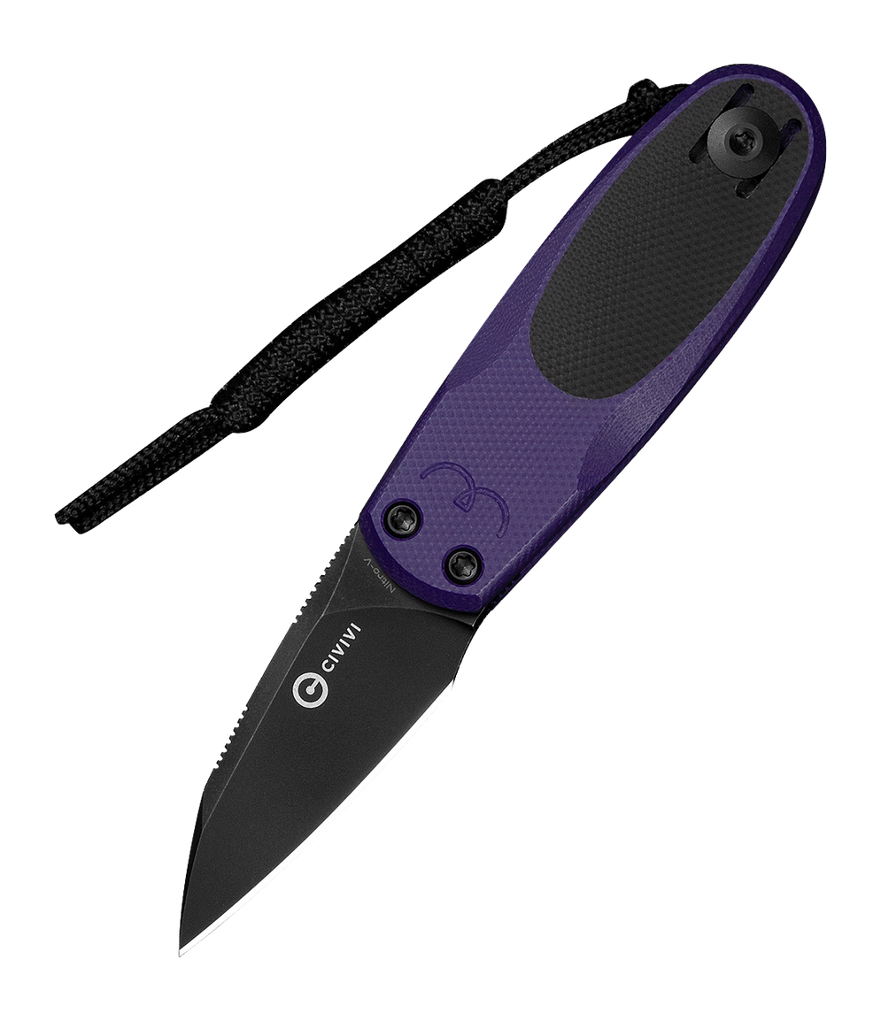 Civivi Purr Knife Purple and Black G10