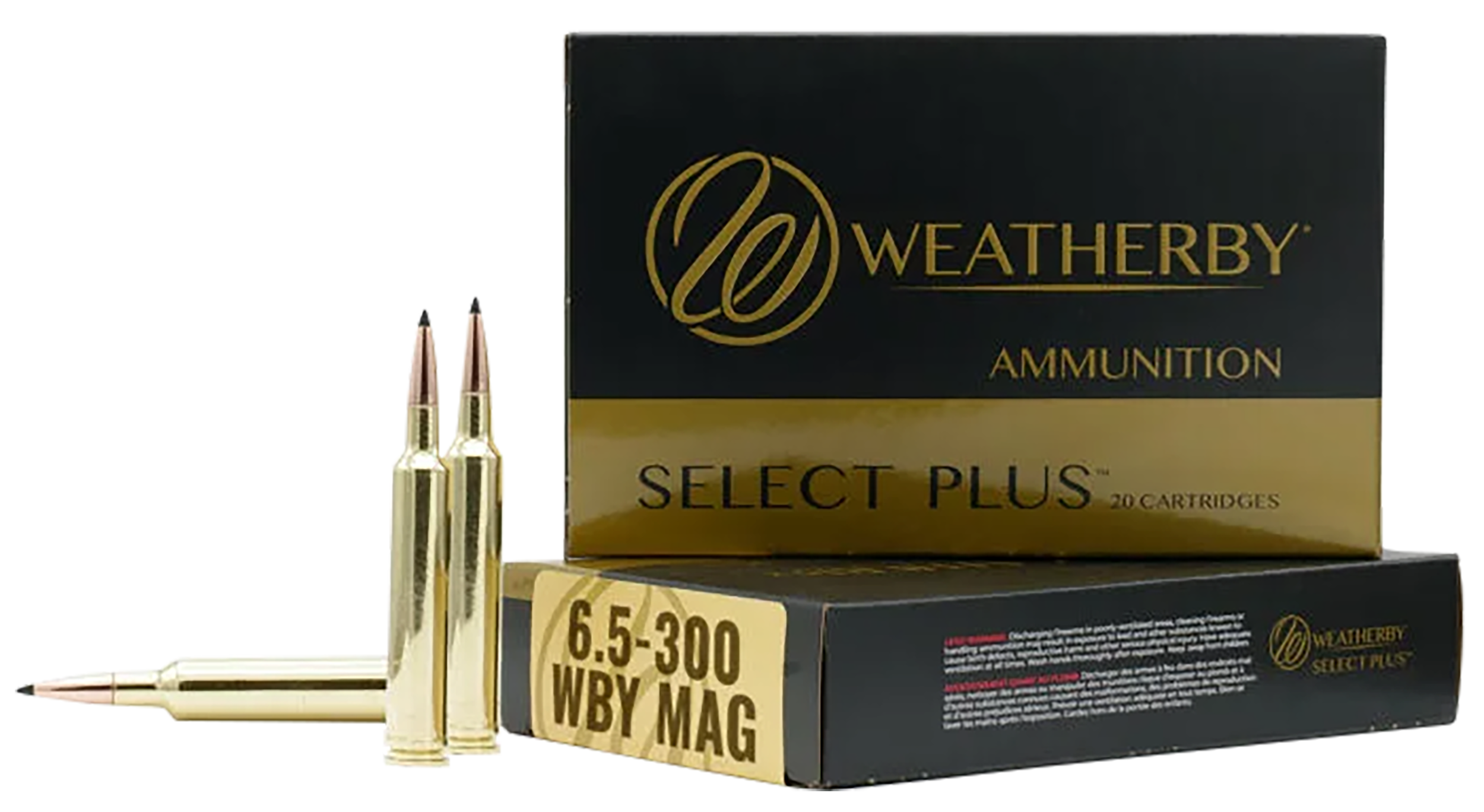 Weatherby B653127LRX Select Plus  6.5x300WthbyMag 127gr Barnes LRX Lead Free 20 Per Box/10 Case