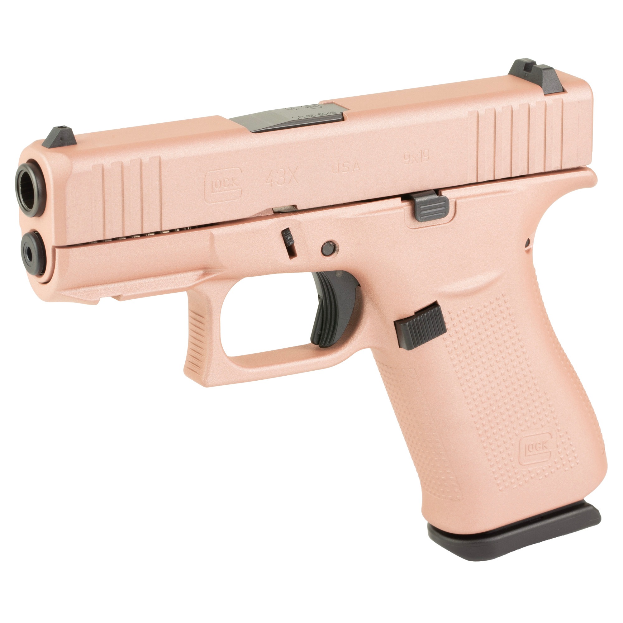 GLOCK 43X 9MM 10RD ROSE GOLD FRTRAIL