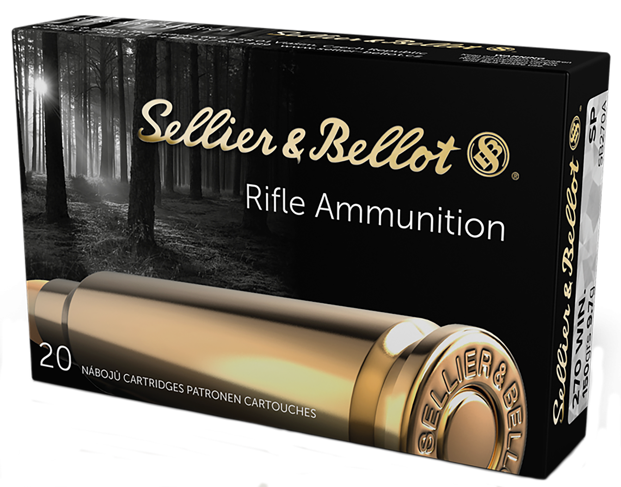 Sellier & Bellot SB270A Rifle  270Win 150gr Soft Point 20 Per Box/20 Case
