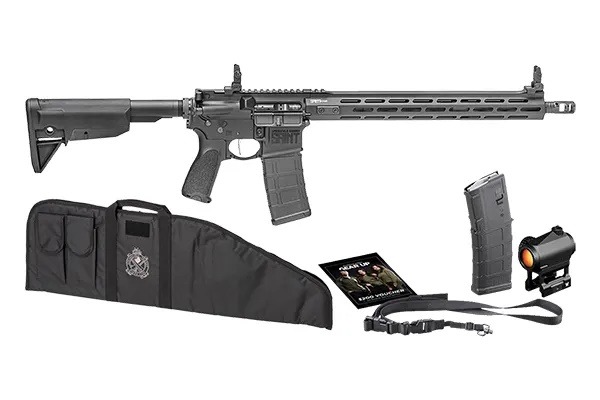 dSPRINGFIELD ARMORY SAINT VICTOR B5 GEAR UP 25 5.56 16" BLK 1-30RD RED DOT, SLING, EXTRA MAG