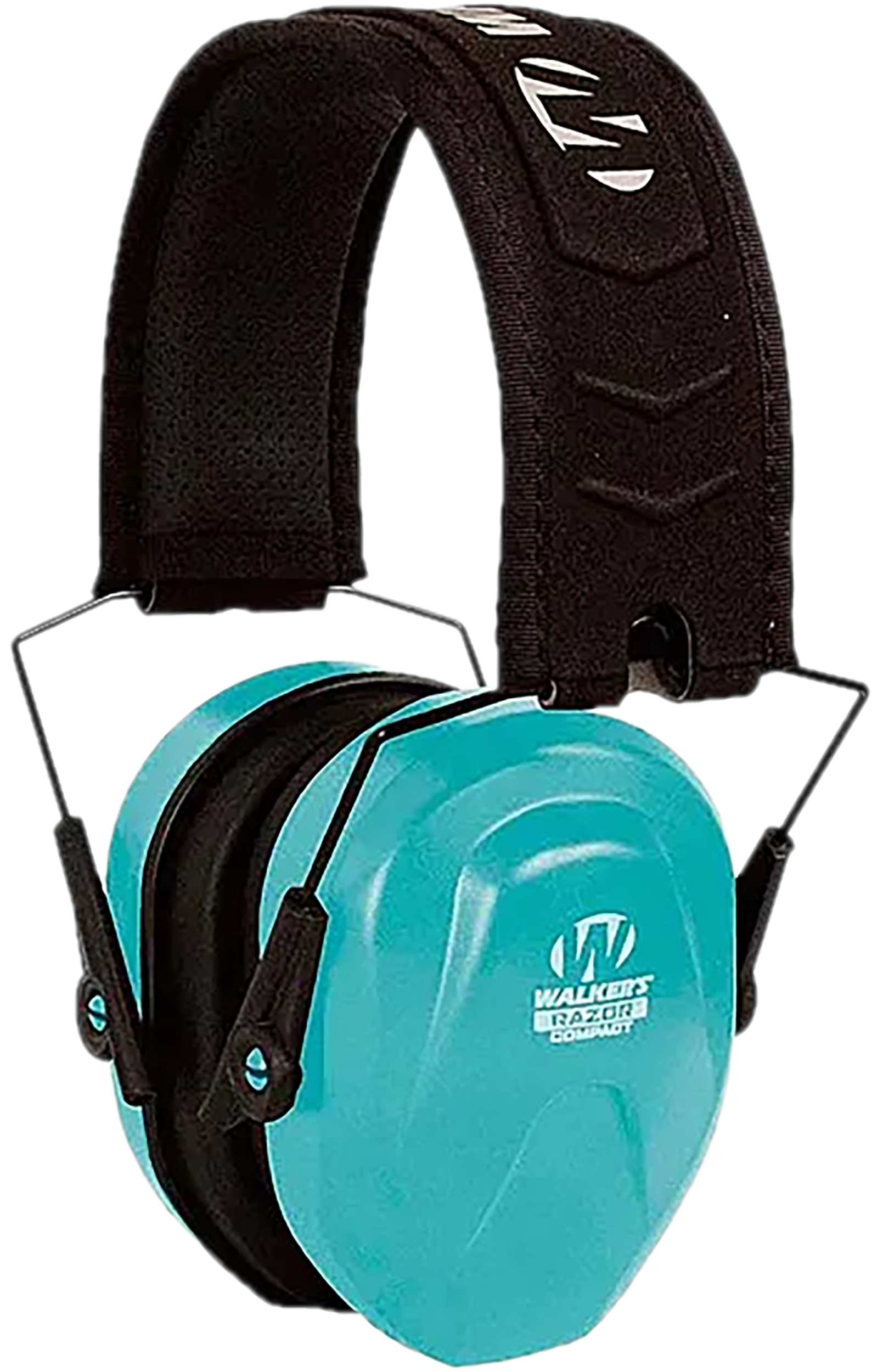 Walker's GWPCRSEMTL Razor Compact Electronic Muff 23 dB Over the Head Teal