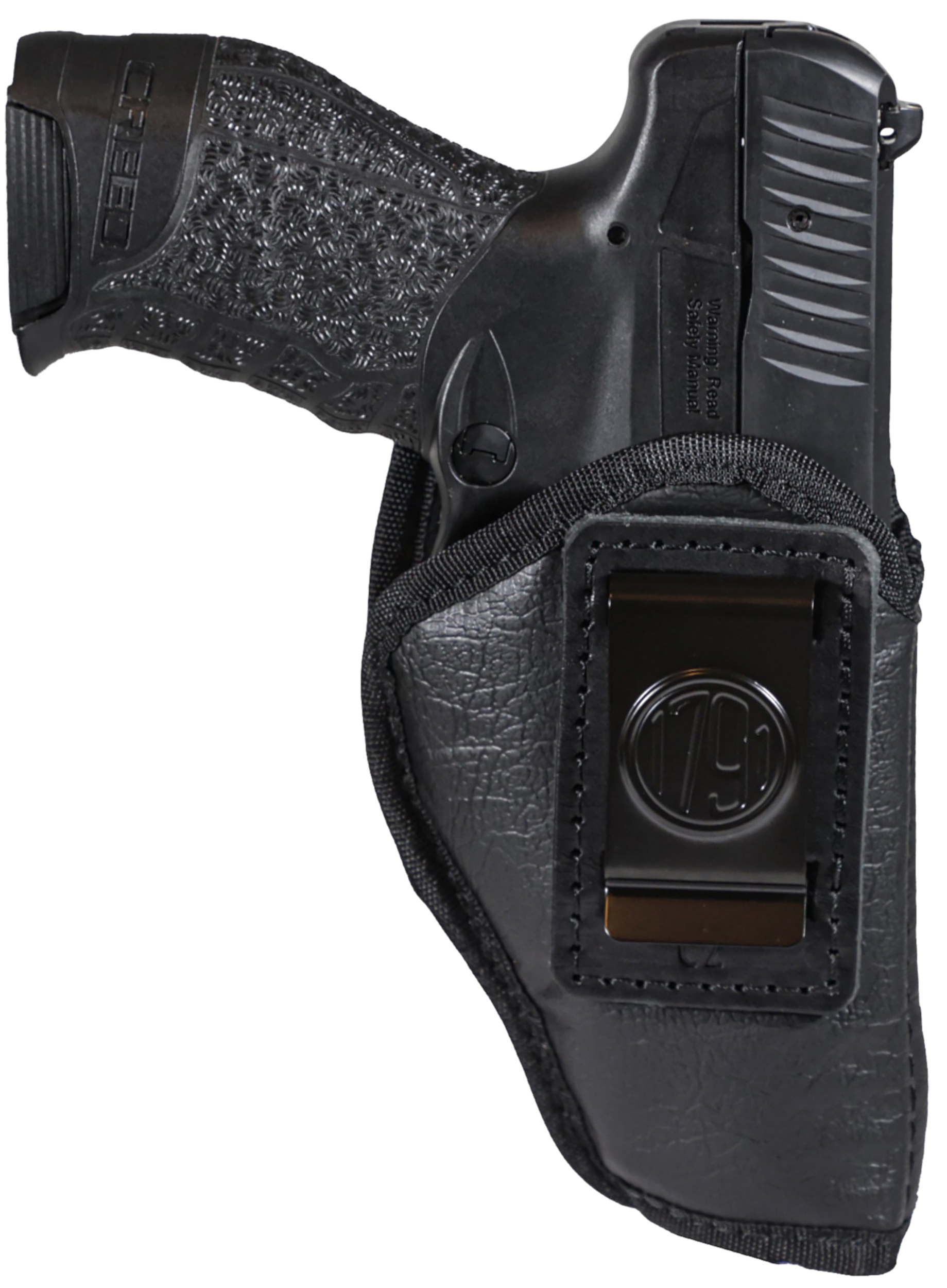1791 Gunleather ECOC2BLKR EcoCarry IWB Compact Black Right Hand