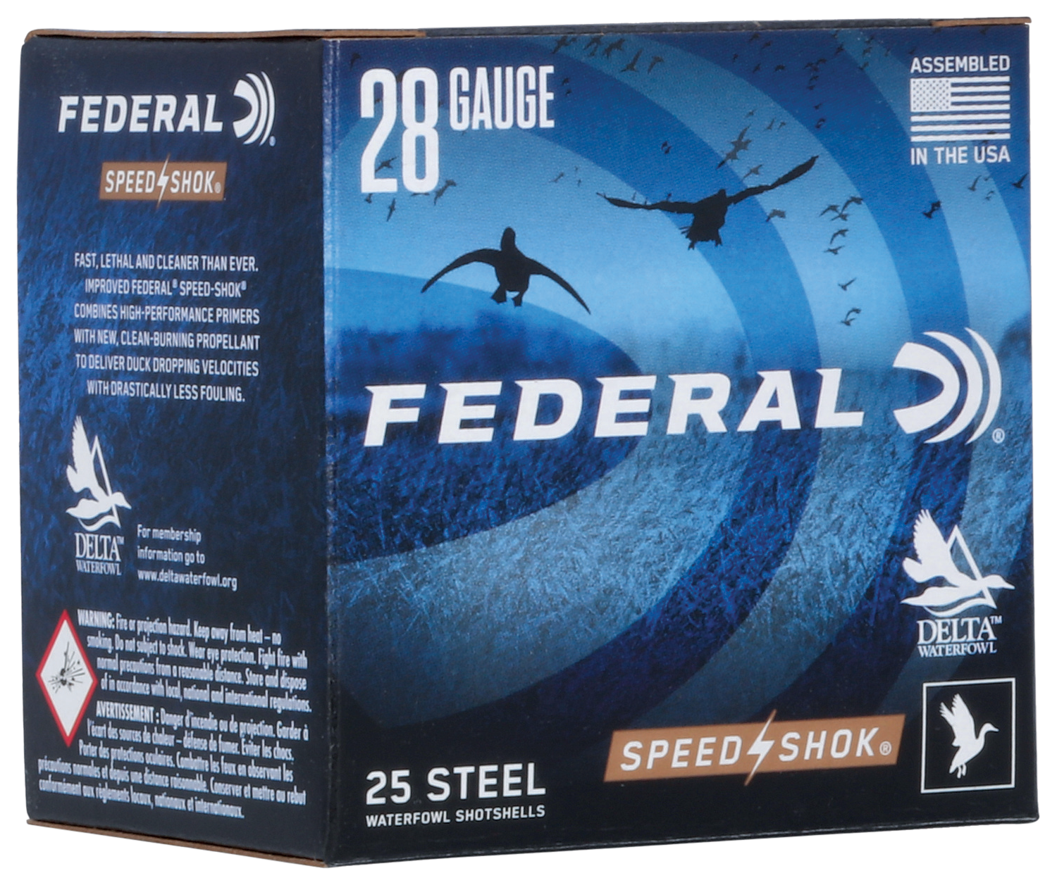 Federal WF2836 Speed-Shok  28Gauge 2.75" 5/8oz 6Shot 25 Per Box/10 Case