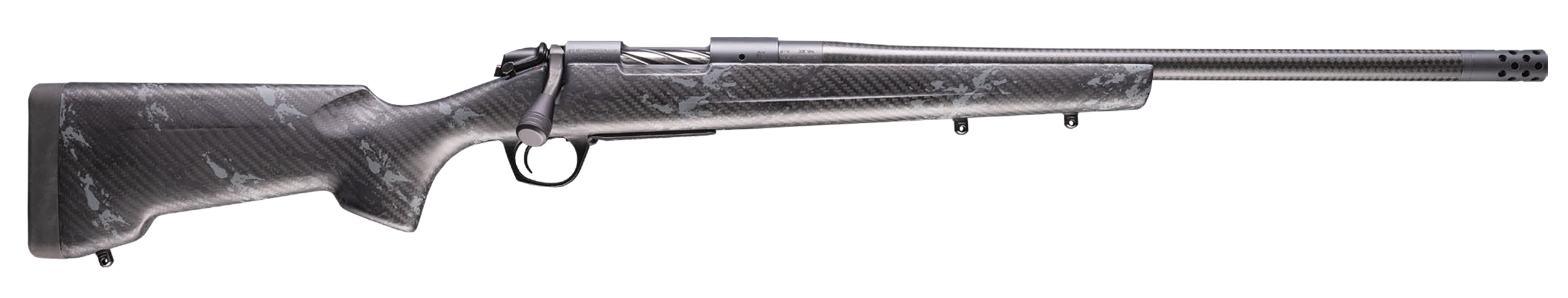 Bergara Rifles B14LM1208CF B-14 Cima CF 300 PRC 3+1 22" CURE Carbon Fiber Barrel, Sniper Gray Cerakote Receiver, RTM Sporter Carbon Fiber Stock