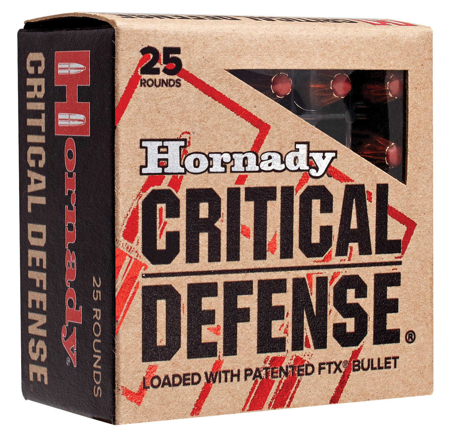 Hornady 91000 Critical Defense  9x18Makarov 95gr Hornady Flex Tip eXpanding 25 Per Box/10 Case