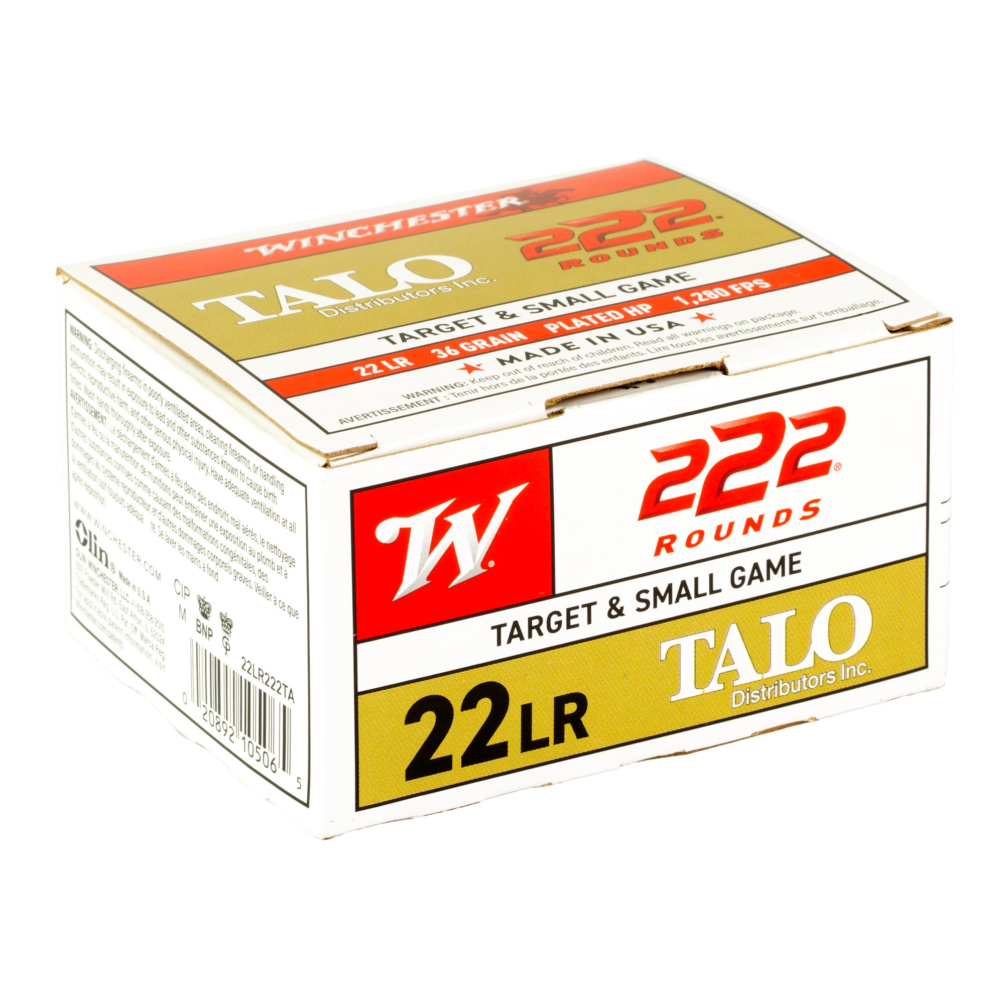WIN TALO 22LR 36GR PHP 222/2220
