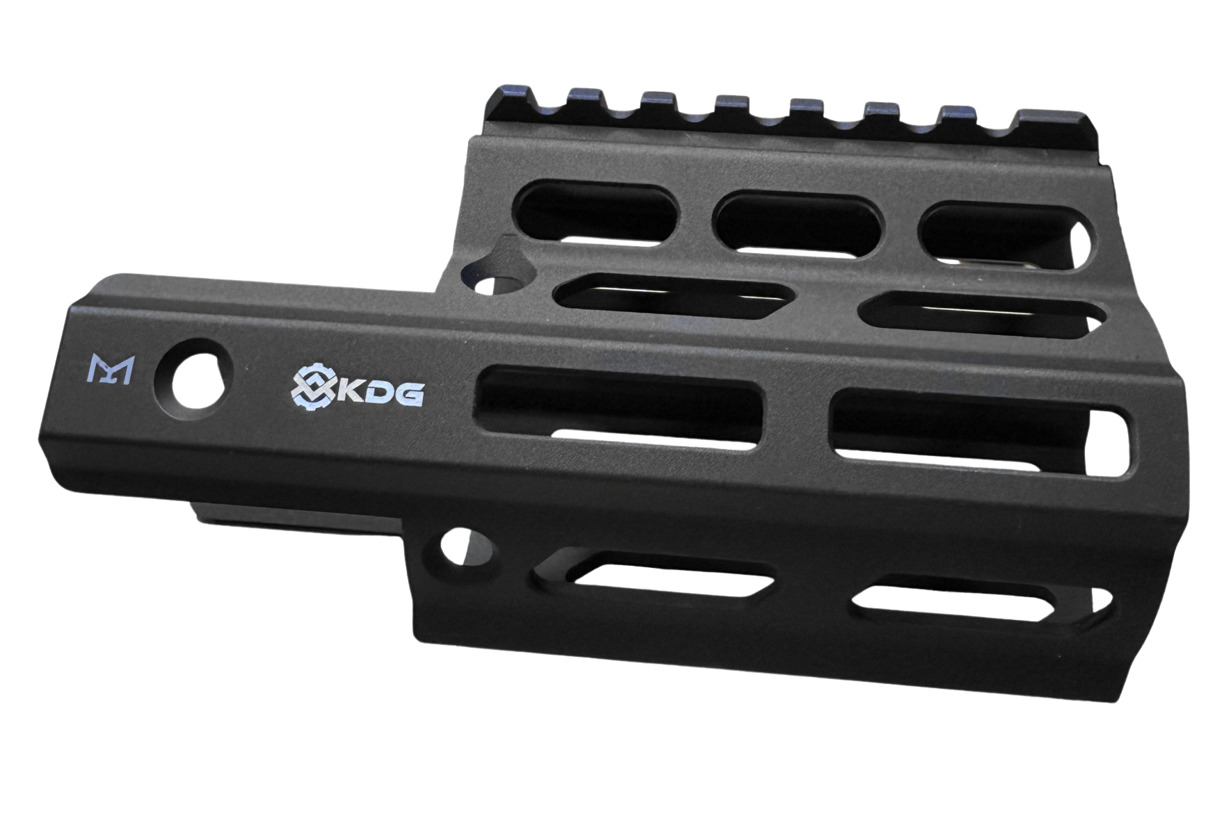 Kinetic Development Group STR5-MK2-010 SRX3 MK2 Stribog Rail Extension Black Aluminum Compatible w/ Stribog SP9 Models w/ MLOK Receivers