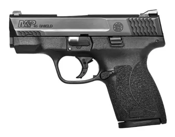 dSMITH & WESSON M&P45 SHIELD M2.0 NTS 45ACP 3.3" PSTL BLK 3-7RD