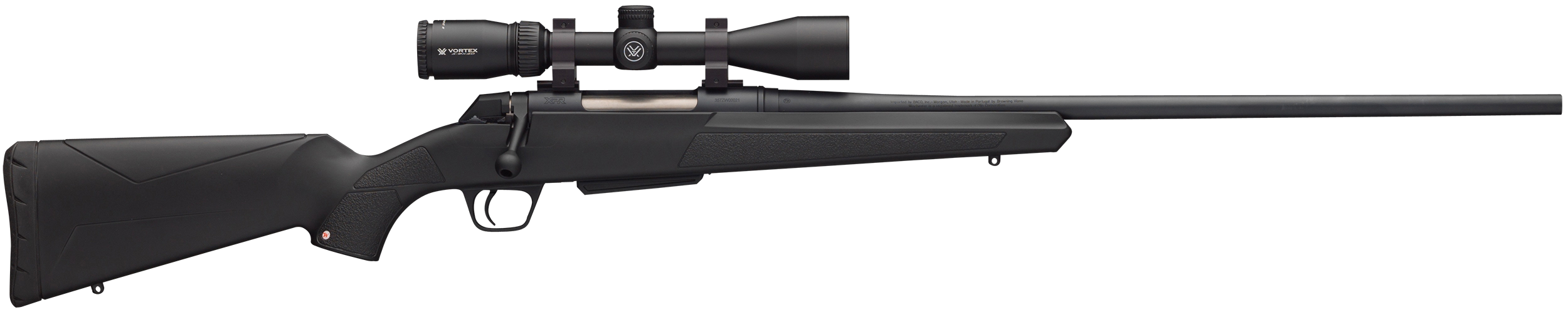 Winchester Guns 535705218 XPR Scope Combo 7mm-08 Rem 3+1 22" Matte Black Synthetic Stock Matte Blued Right Hand Vortex Crossfire II 3-9x40mm