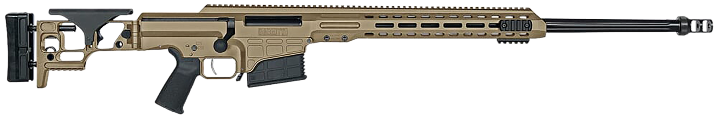 Barrett 18500 MRAD  300 PRC 26" 10+1 Flat Dark Earth Cerakote Flat Dark Earth Folding with Adjustable LOP Stock Black Polymer Grip Right Hand