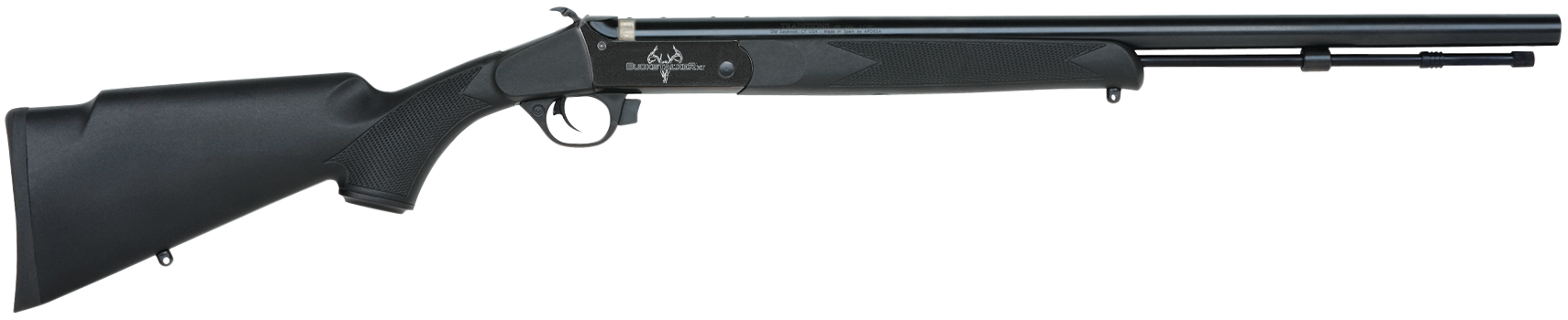 Traditions RY72000840 Buckstalker XT 50 Cal 209 Primer 24" Blued Rec/Barrel Black Synthetic Stock (Youth)