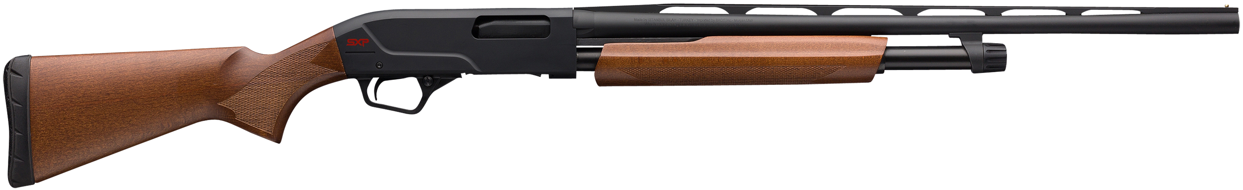 Winchester Repeating Arms 512287390 SXP Field Compact Compact 12 Gauge Pump 3" 4- 2.75" Shells, 24" Matte Black Steel Barrel & Aluminum Alloy Receiver, Fixed Satin Walnut Stock, Right Hand