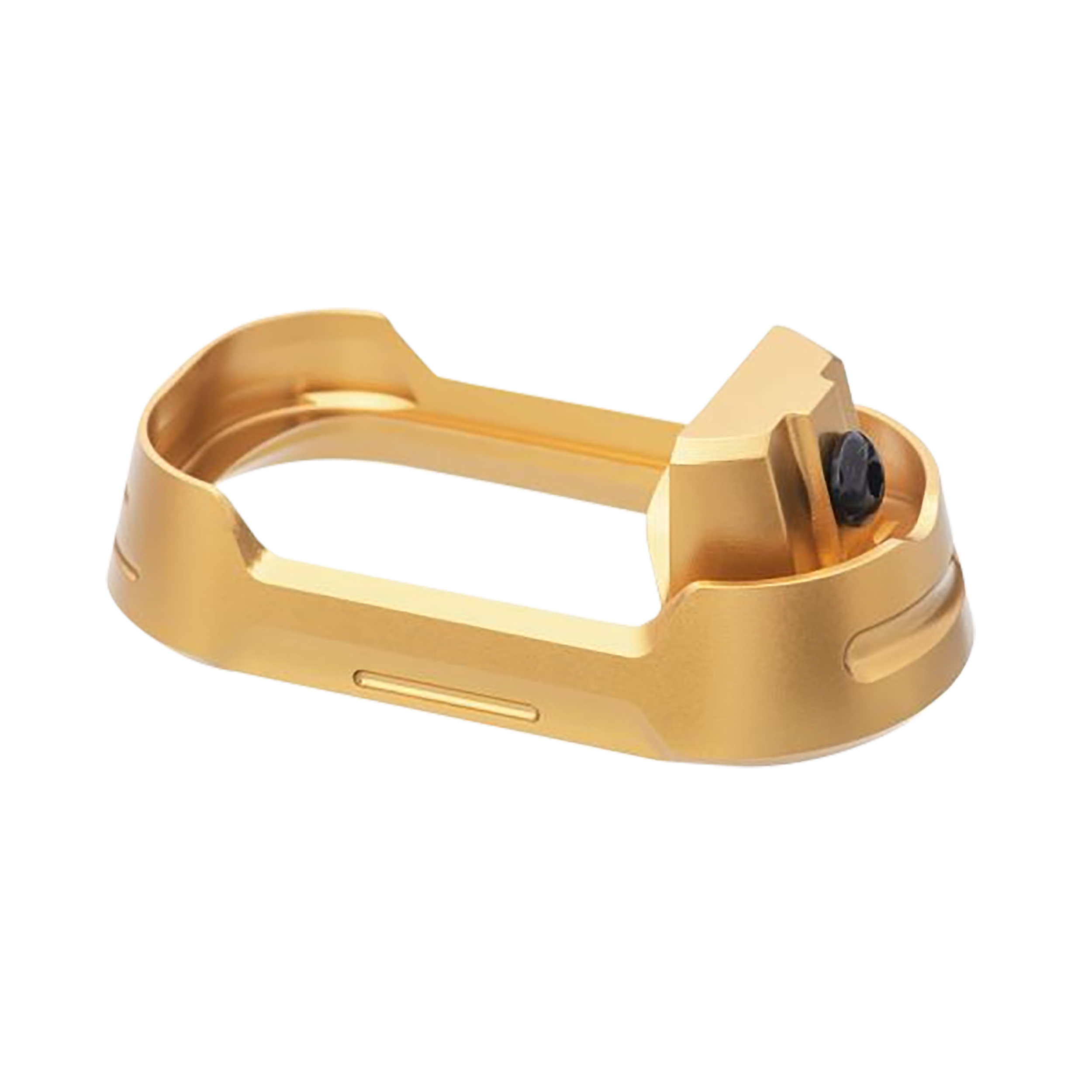 Tyrant CNC TDG19G34MWGLDBLKSRW  Magwell Fits Glock 19 Gen 3-4 Gold Aluminum