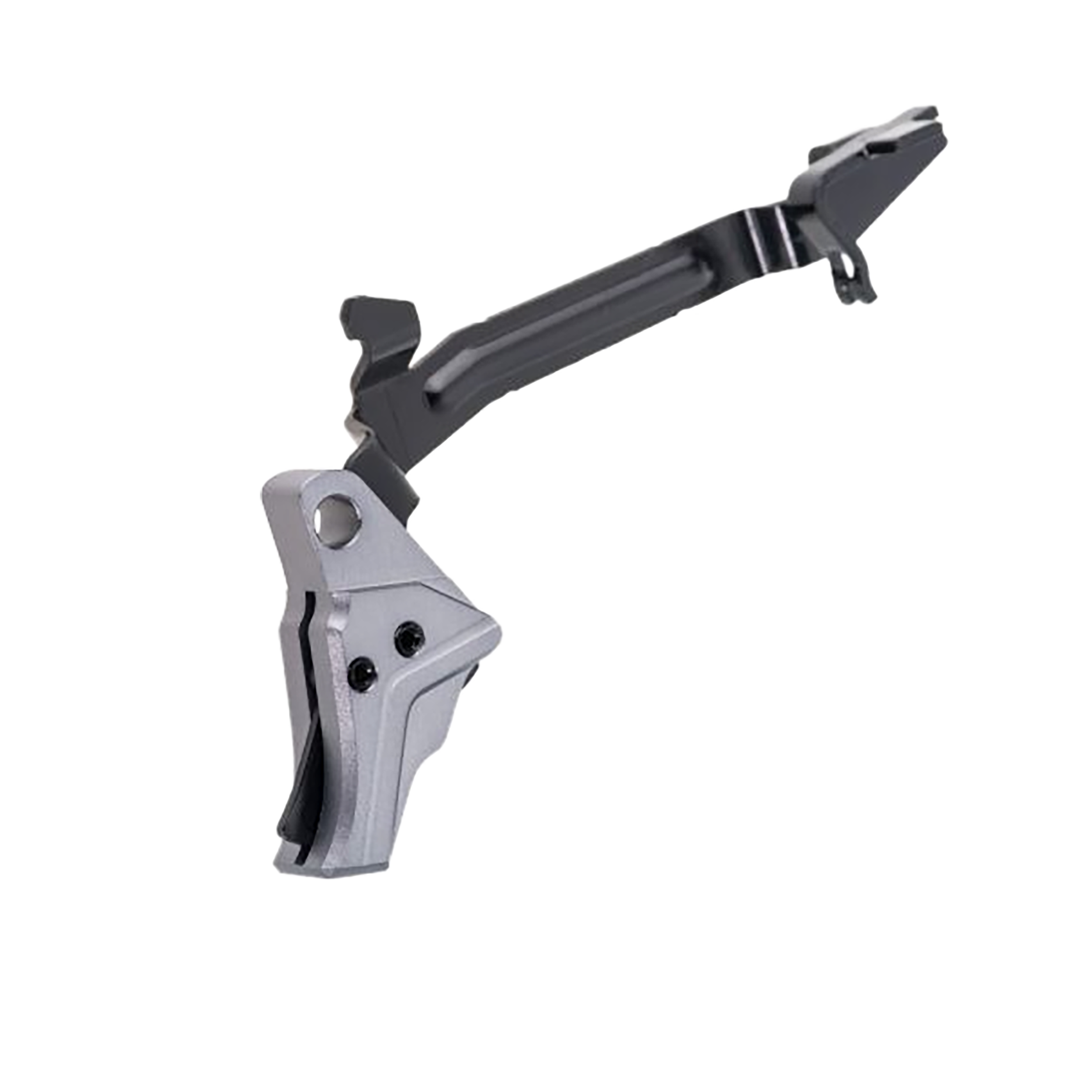 Tyrant CNC TDGTRIG34GREYBLACKBAR I.T.T.S Trigger/Bar Grey/Black Fits Glock Gen3-4